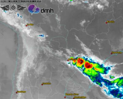 Las tormentas se desplazan hacia el este del país