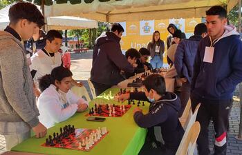 En el torneo de ajedrez, damas y cubo rubik participaron jóvenes, niños y adultos.