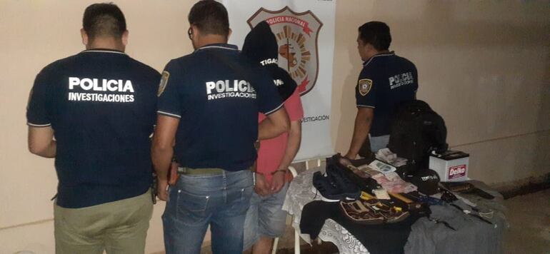El departamento de investigaciones de Misiones detuvo a Julio César Aguayo Caballero (44), comerciante, C.I.N° 2.473.431.