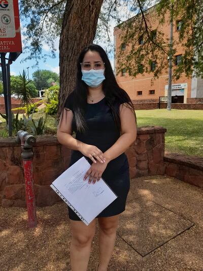 Mayra Andrea Irala Delvalle.