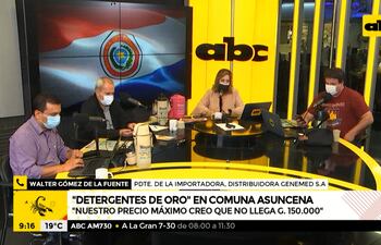 Detergentes de Oro: proveedora vende el producto a G. 150.000 "como precio máximo"