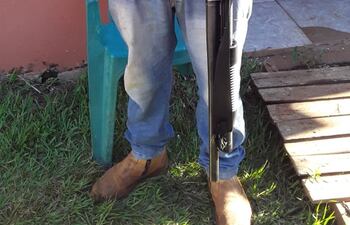 Julio César Brítez Cristaldo, detenido.