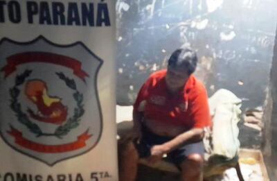 El hombre quedó detenido en el calabozo de la Comisaría 5ª de Hernandarias.