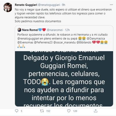 Los familiares del artista "Chan" Guggiari fueron víctimas de robo durante el sepelio. Su hijo pide que le devuelvan los documentos.