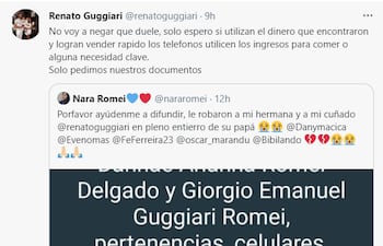 Los familiares del artista "Chan" Guggiari fueron víctimas de robo durante el sepelio. Su hijo pide que le devuelvan los documentos.