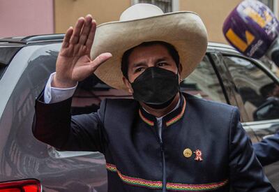 Pedro Castillo, presidente de Perú.