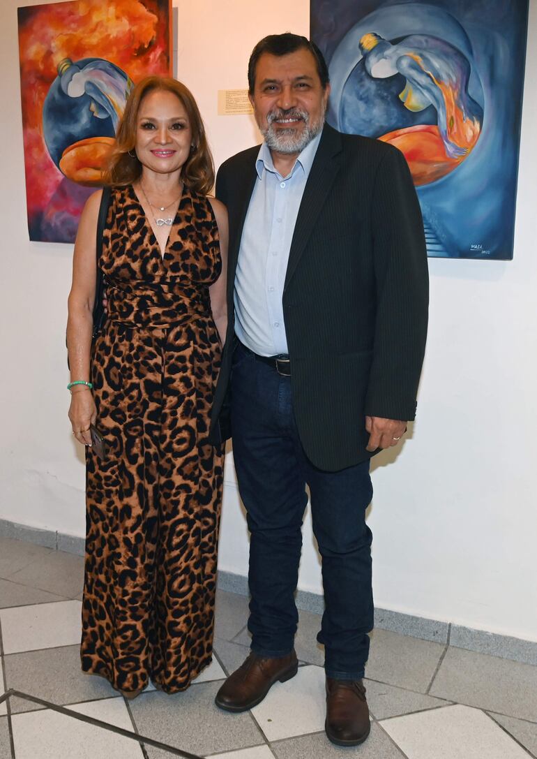 Claudia Maza y Orlando Pérez.