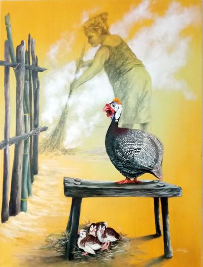 En sus obras, Gloria Valle reflexiona acerca del trabajo de las mujeres.