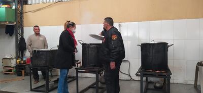 La comitiva verificó sectores de la Penitenciaría de la Cárcel Regional de CDE.