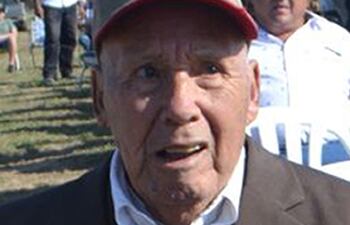 Roberto Villagra Alcaraz, presidente de la Unión Paraguaya de Veteranos de la Guerra del Chaco (UPV-Chaco).