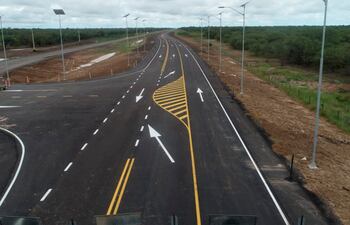 Las obras registran un gran avance en algunos tramos de la ruta PY09.