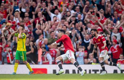 Cristiano Ronaldo anotó un hat-trick para el Manchester United