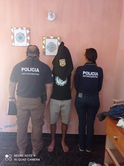 Alexander Martínez, uno de los detenidos, y presunto autor de la extorsión