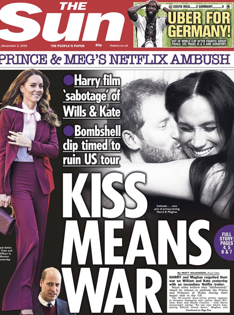 Portada de hoy del diario británico The Sun. (Twitter/Piers Morgan)