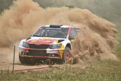 Sensacional victoria ayer de Luis Ortega y Carlos Zarca en la general y la RC2B con el Skoda Fabia.