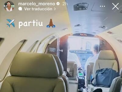 Marcelo Moreno Martins de regreso a Asunción para continuar la pretemporada en Cerro Porteño.