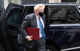 El primer ministro Boris Johnson celebró el fin de la larga "novela" del brexit.