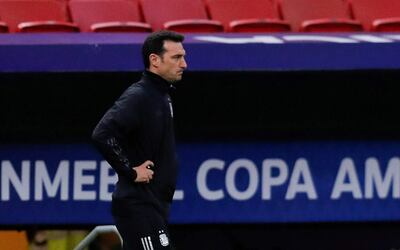 El entrenador Lionel Scaloni, de Argentina