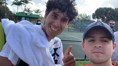 Daniel Vallejo está en la final del Orange Bowl, en Miami.