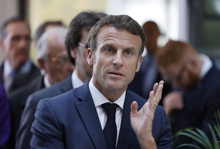 El presidente de Francia, Emmanuel Macron. (EFE/EPA)
