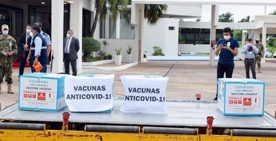 Las 100.000 dosis enviadas por India a modo de cooperación quedarán almacenadas en tanto obtenga el certificado de buenas prácticas para su uso de emergencia.