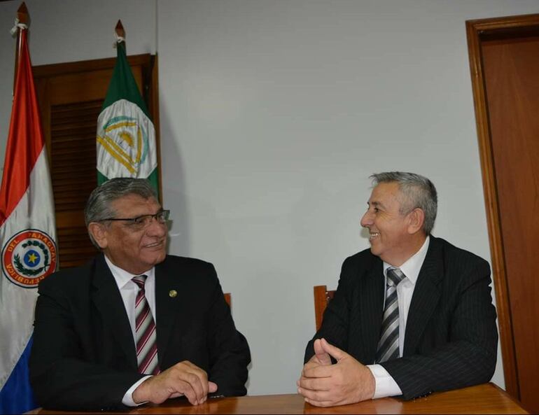 Osvaldo de la Cruz Caballero y Julio César Meaurio Leiva fueron electos este viernes como nuevos rector y vicerrector, respectivamente.