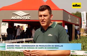 Agrotec presente en Jornada de Campo de Sommerfeld