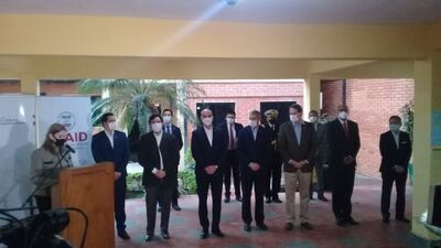 Julio Mazzoleni, durante conferencia de prensa