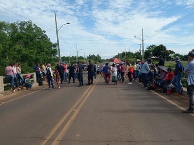 Podría haber nueva manifestación y cierre de ruta por acceso a Tekoporã, en Canindeyú.