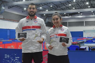 Alejandro Toranzos (25 años) y Cielo Mutti (21) ganadores del Abierto Asunción.
