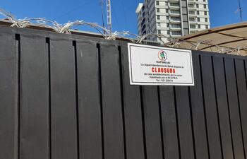 Centro Transformando Vidas fue clausurado temporalmente.