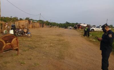 El desalojo se realiza en un inmueble situado en Presidente Franco.