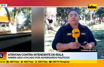 Atentan contra intendente de Irala