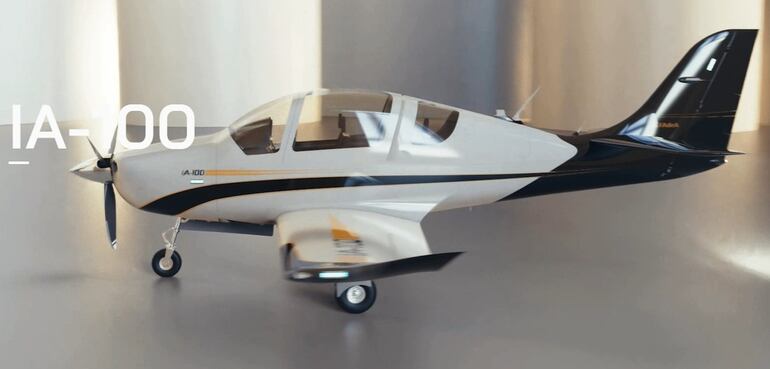 Avión militar IA-100 fabricado en Argentina