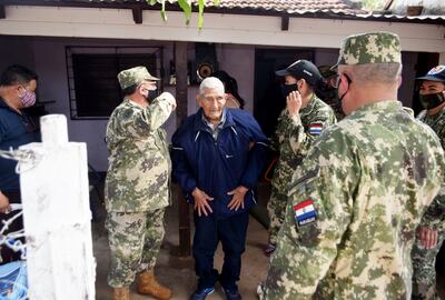 La fortaleza física de don Ignacio Trinidad Medina es ponderada por propios y extraños. Caminó sin necesidad de apoyarse en un  bastón.