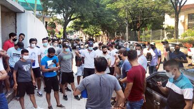 Los jugadores de ascenso esperan la adhesión de más colegas para la siguiente manifestación.