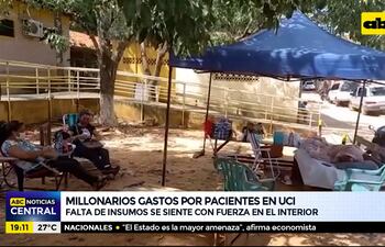 Millonarios gastos por pacientes en terapia intensiva