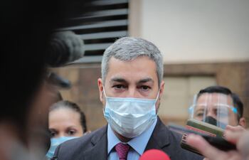 Presidente de la República, Mario Abdo Benítez.