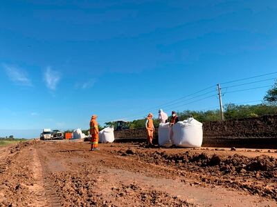 Las obras de la ruta Pozo Colorado-Concepción se adjudicaron en 2019, pero recién ahora están avanzando.