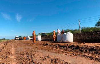 Las obras de la ruta Pozo Colorado-Concepción se adjudicaron en 2019, pero recién ahora están avanzando.