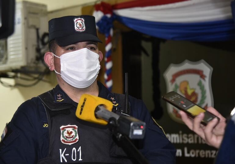 Comisario Jorge Miranda, subjefe de la comisaría 1a. Central.