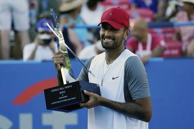 Buena temporada del australiano Nick Kyrgios, finalista de Wimbledon y ahora con el título ATP 500 en Washington. EFE