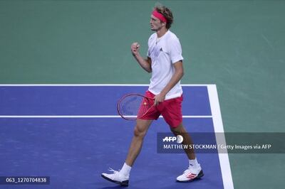 Zverev derrotó a Mannarino y pasó de ronda en Estados Unidos.