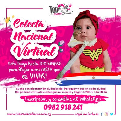 Usted puede donar en grupos de amigos para llegar a la meta.