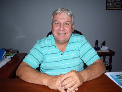 El Intendente de Iturbe, Darío Cabral Blanco (PLRA).