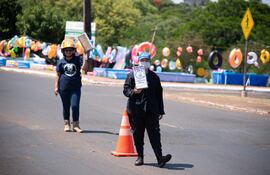 Los bomberos de Presidente Franco contaron con autorización para recaudar en Ciudad del Este.
