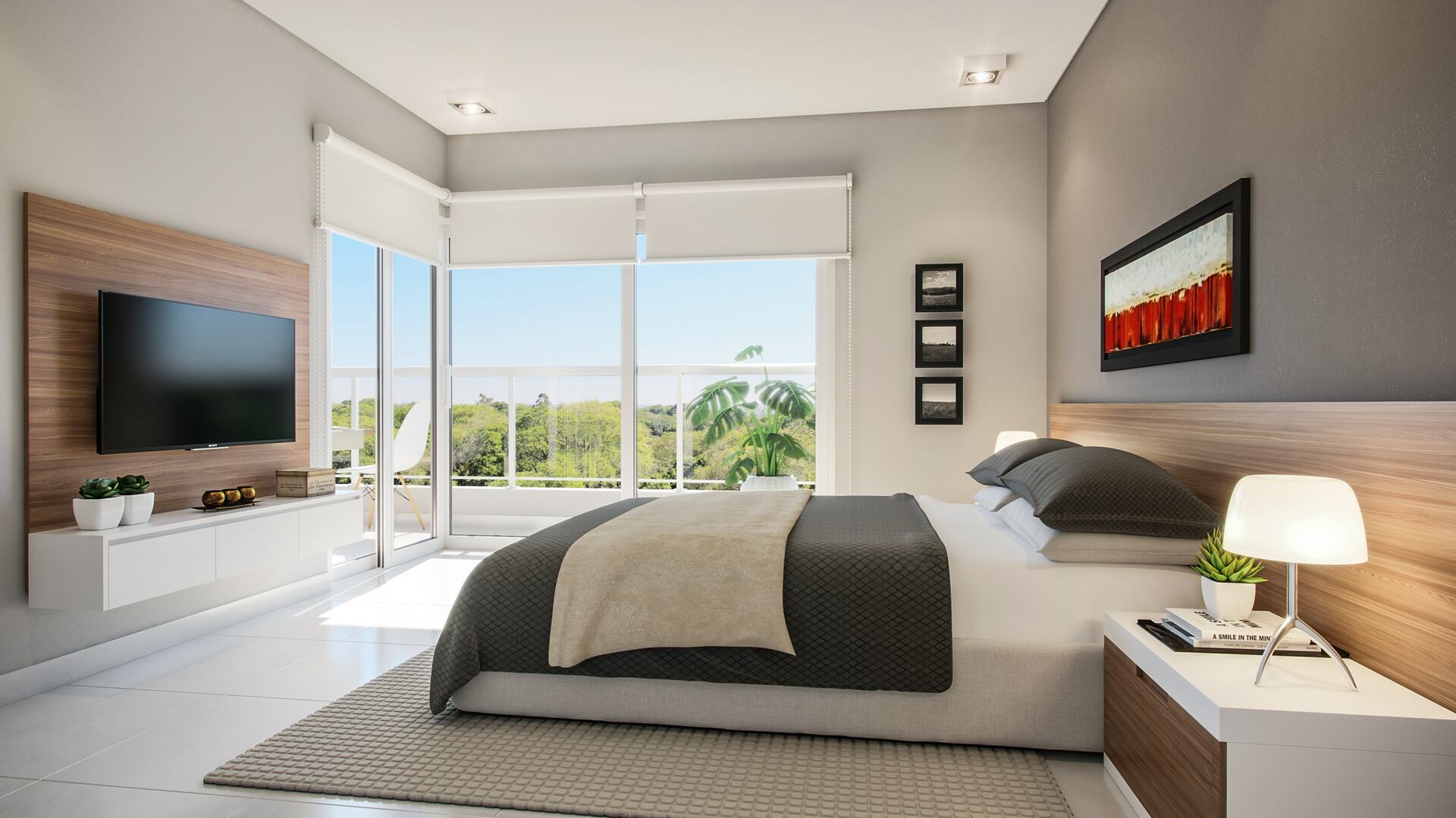 Cada departamento tendrá dos dormitorios.