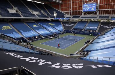 El US Open arrancó ayer y se juega sin público en Nueva York.
