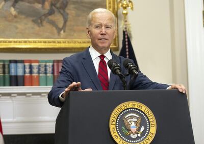 El presidente de Estados Unidos, Joe Biden.