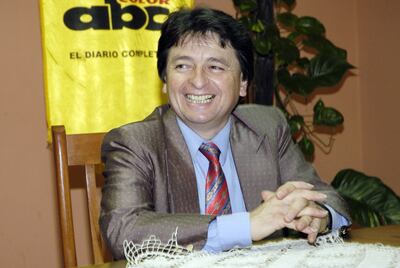 Pablo Agüero González durante una visita a nuestra redacción en 2007.